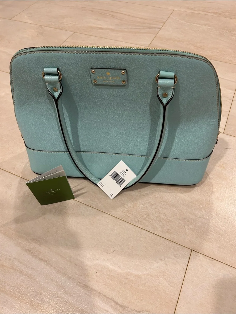 Kate Spade Rachelle Wellesley Handbag in aqua
